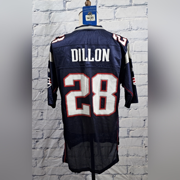 NWT Reebook On Field NFL Jersey New England Patriots Y2K Corey Dillion Medium - Picture 10 of 13